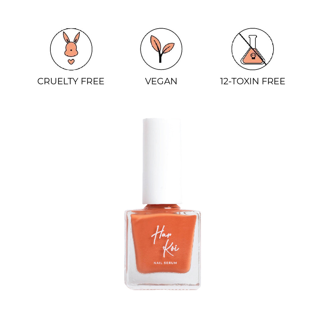 Muted Coral Nail Serum | Opaque | Creamy Texture | Hydrating | Vegan | 8 ML