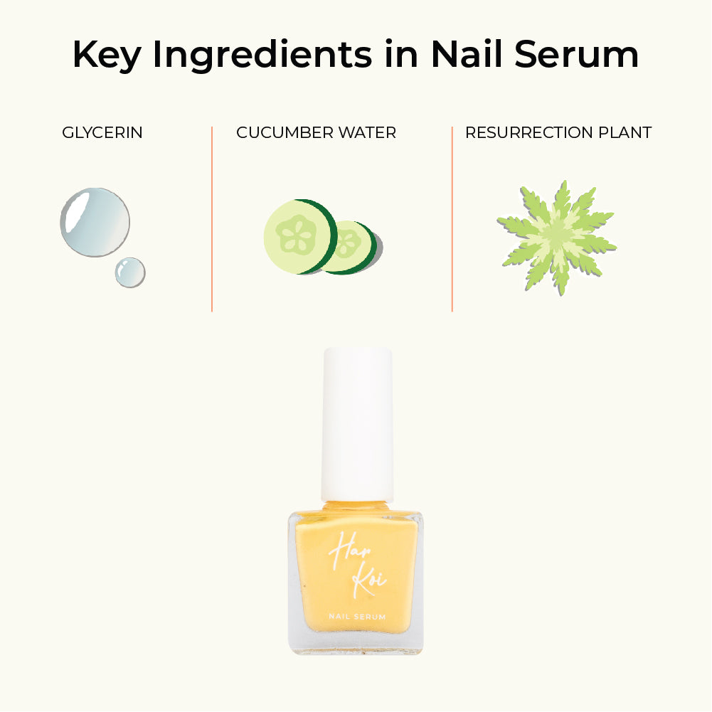 Beach Day Nail Serum | Bright Yellow | Creamy Texture | Hydrating | Vegan | 8 ML