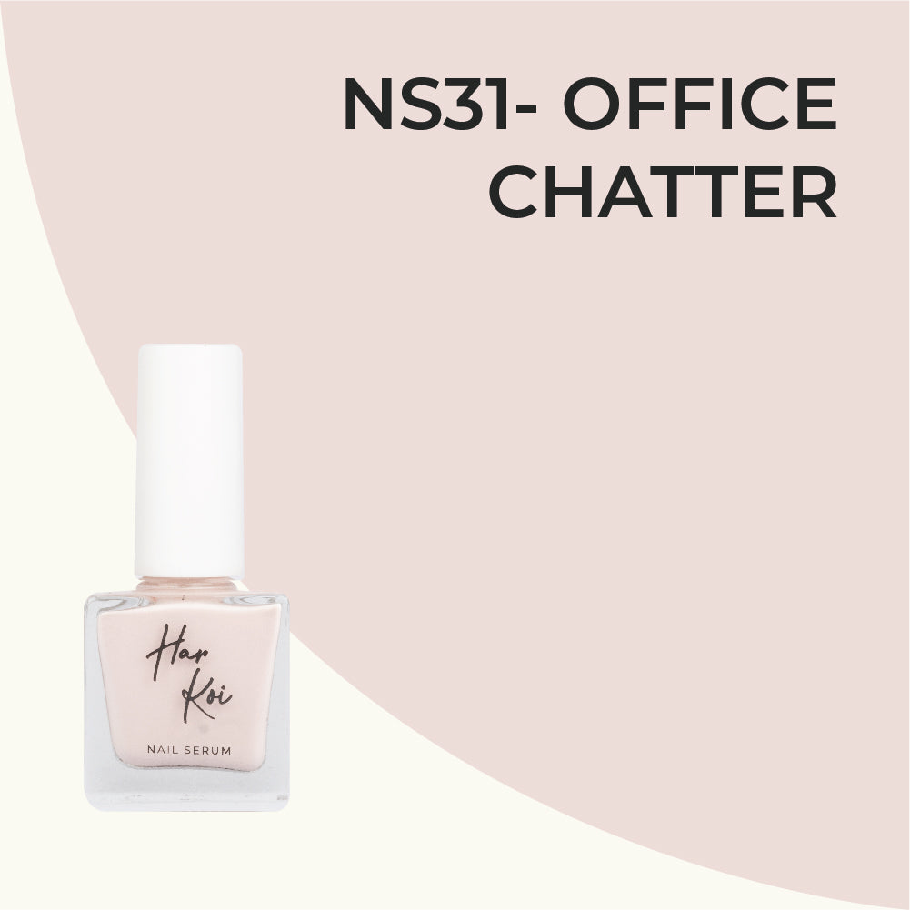 Office Chatter Nail Serum | French Pink | Creamy Texture | Hydrating | Vegan | 8 ML