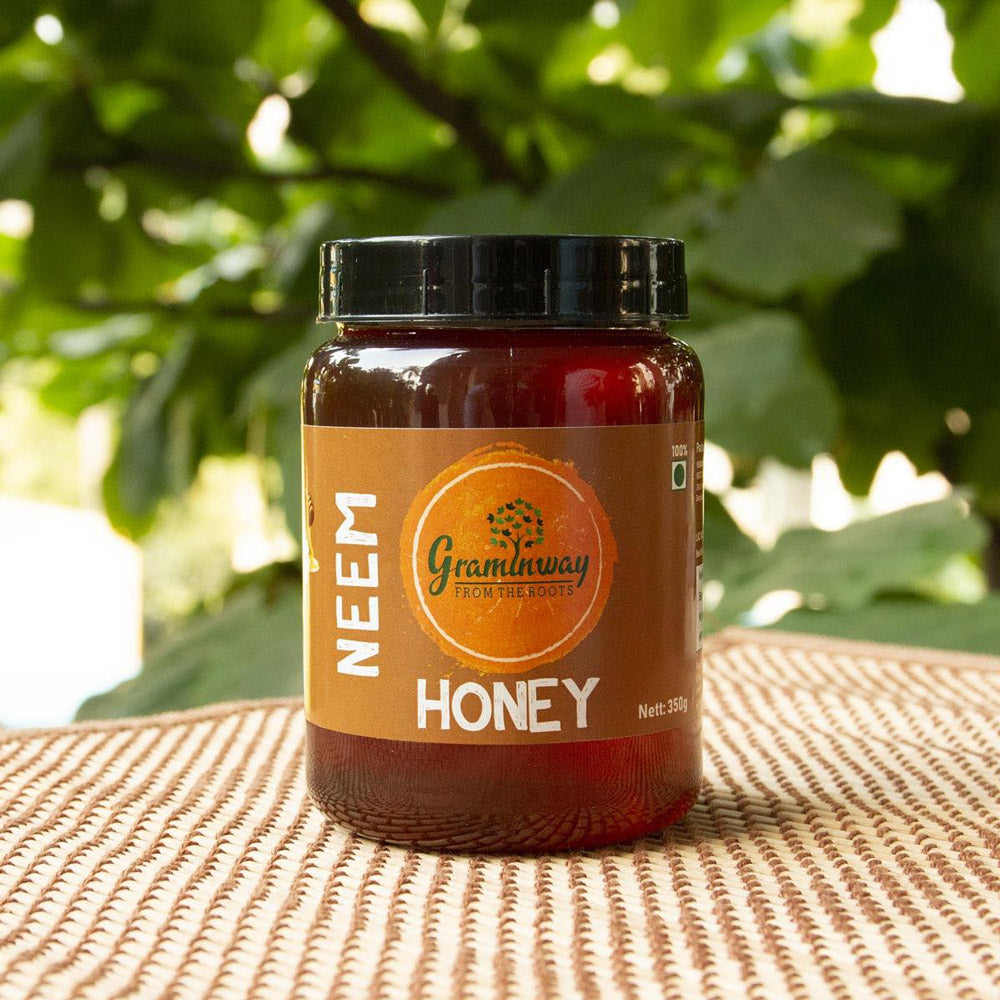 Neem Honey | Natural & Unprocessed | Low Calorie Sugar Substitute | 350 GM