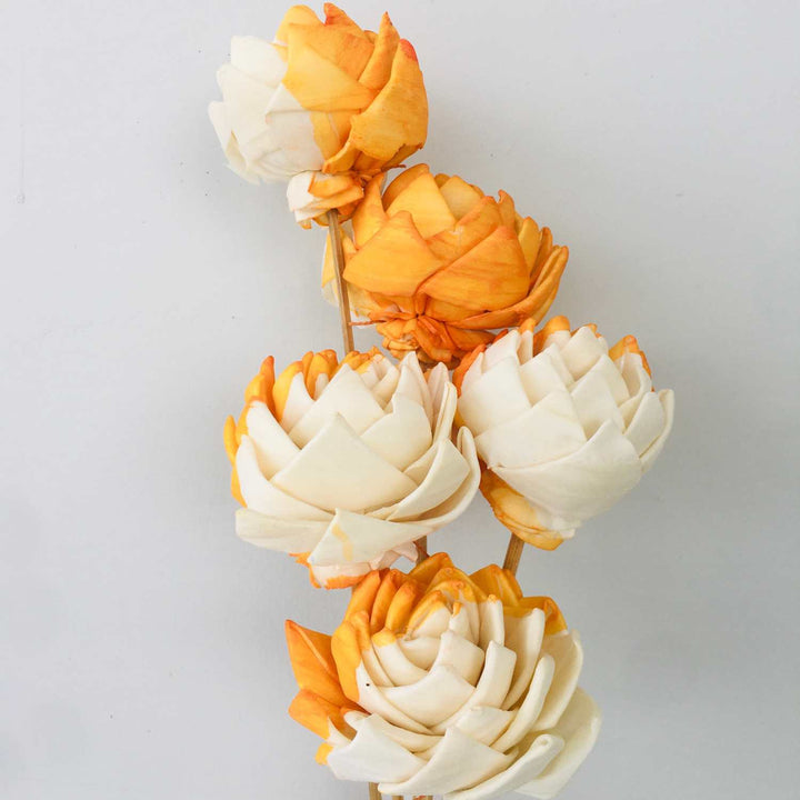 Ochre Sola Flower | Home Decor | Gifting | Table Decor