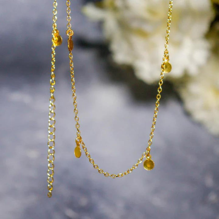 Golden Chime Choker Chain | Artistic | Hand-Crafted Statement Piece