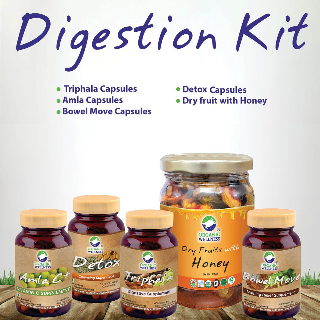 Digestion Kit | Certified Organic | 100 % Vegan | Disorders | Benefits | Pack Of 5