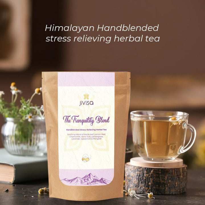 Herbal Tea (Tisane) | The Tranquility Blend | Stress Relief | Health Giving | Pouch of 50 GM