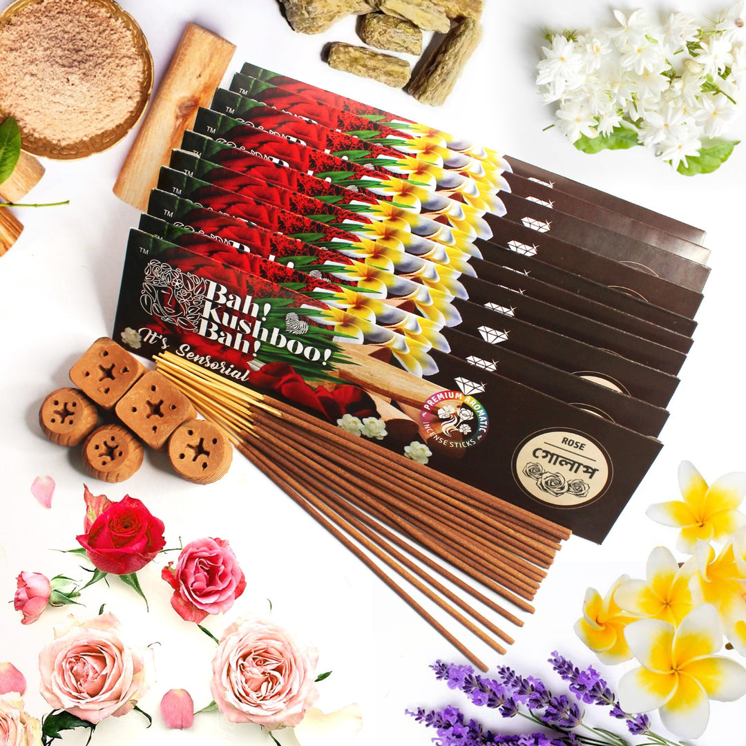 Premium 5-In-1 Combo Pack Aromatic Incense Sticks | 500 GM