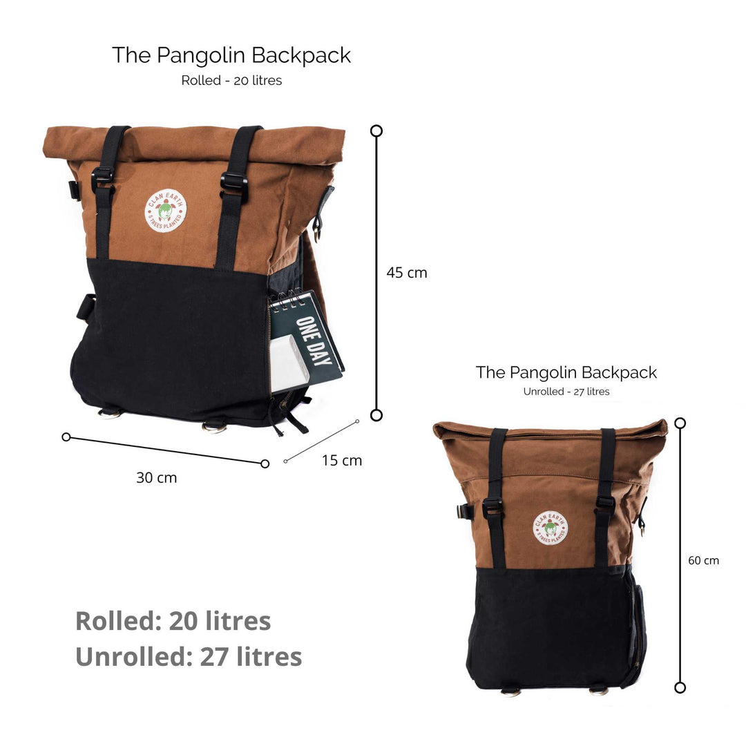 Pangolin Backpack | Earth-Friendly & Sustainable | Spacious & Multi-Functional