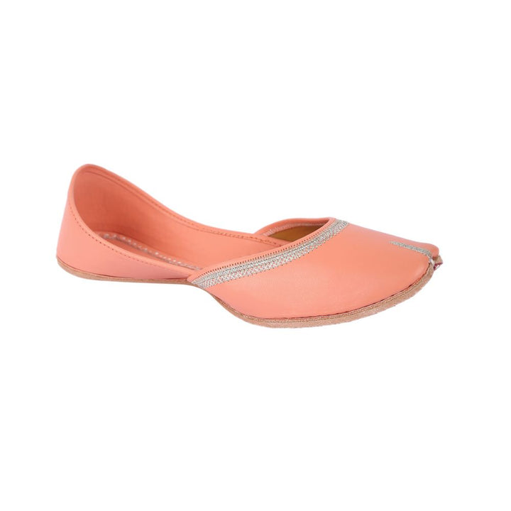 Peach Women Jutti | Summery | Casual | Day Wear | Cushion Comfort