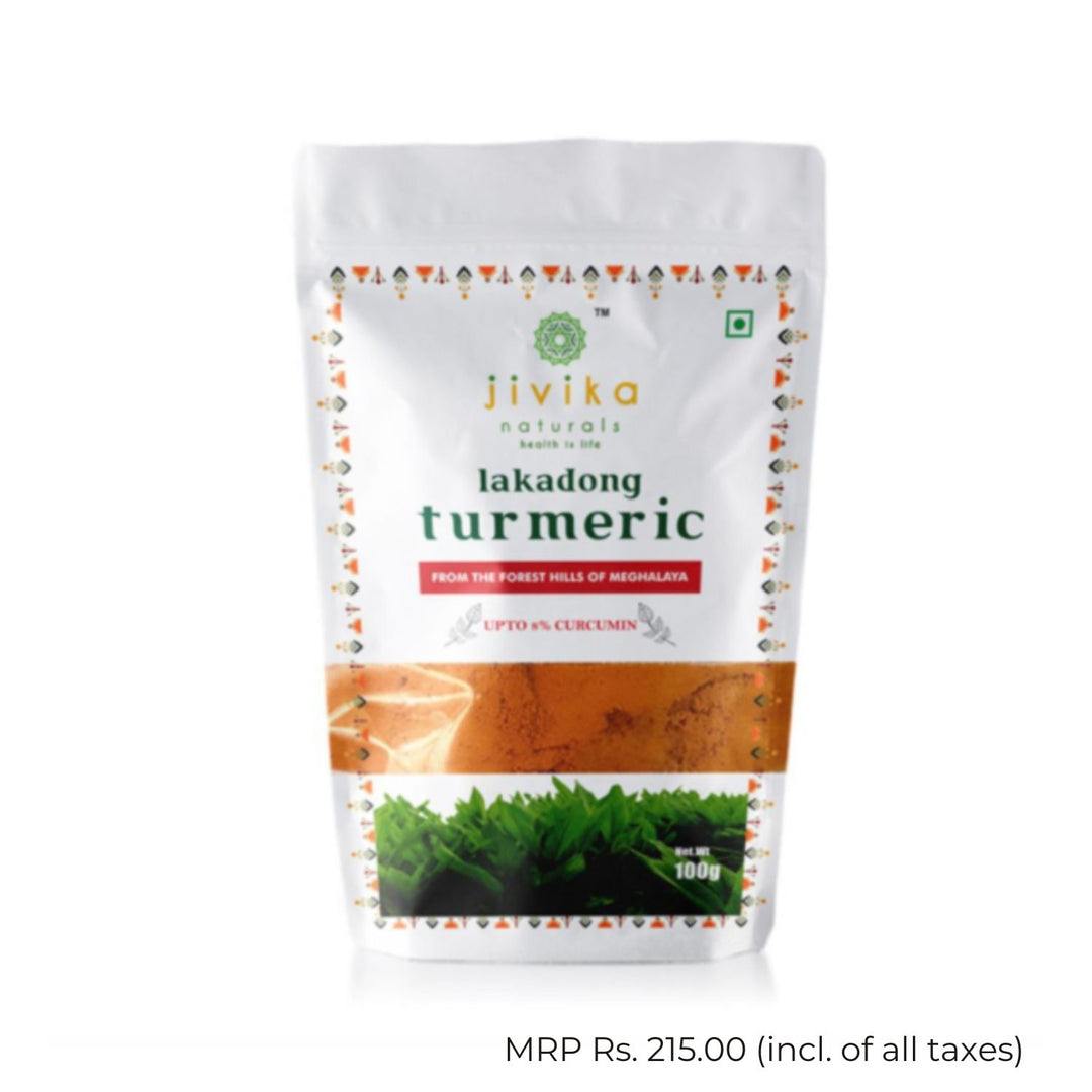 Lakadong Turmeric Powder | Anti Bacterial And Skin Nourishing | Pouch of 100 GM