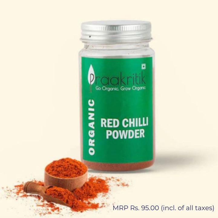 Organic Red Chilli Powder | A versatile spice | Improves Heart Health | 100 GM