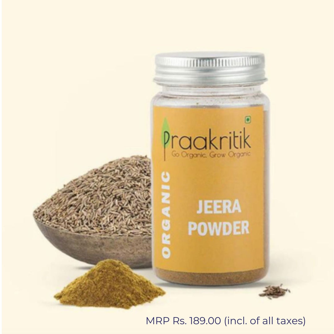 Organic Jeera Powder | Smoky & Nutty Fragrance | Anti-Carcinogenic | 100 GM