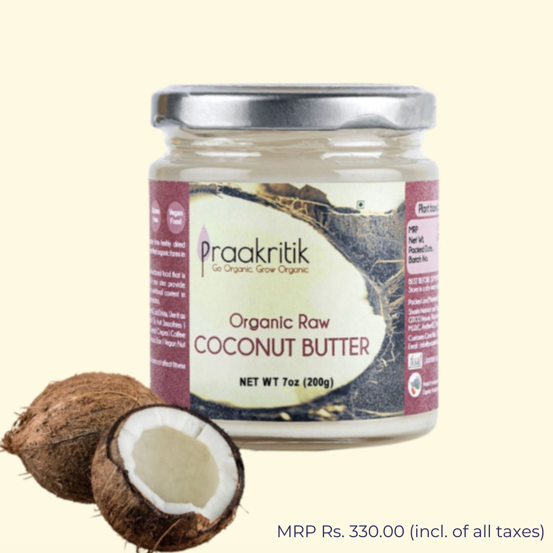 Raw Coconut Butter | Certified Organic | Rich in Vitamins and Minerals | 200 GM