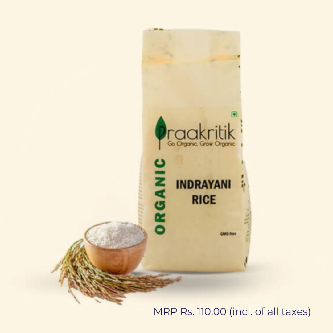 Indrayani Rice | Aromatic & Flavor Rich | Highly Nutritious | Organic | 500 GM