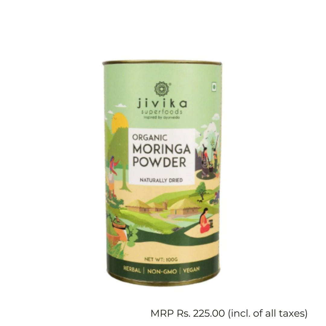 Moringa Powder | Vitamins and Minerals Rich | Natural | Fitness Pro | 100 GM Can