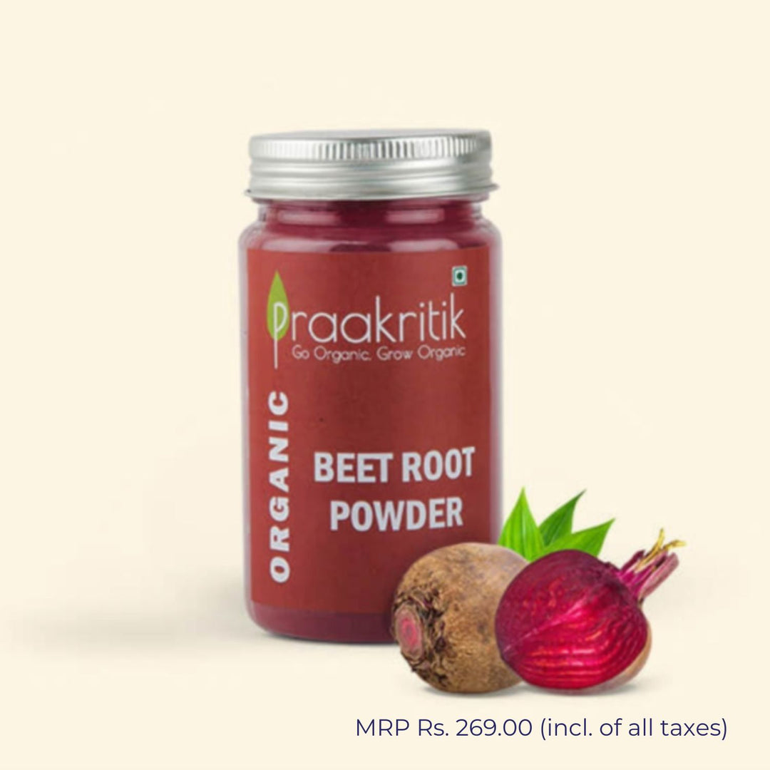 Organic Beet Root Powder | Improve Circulatory Functions | Low Calorie | 100 GM