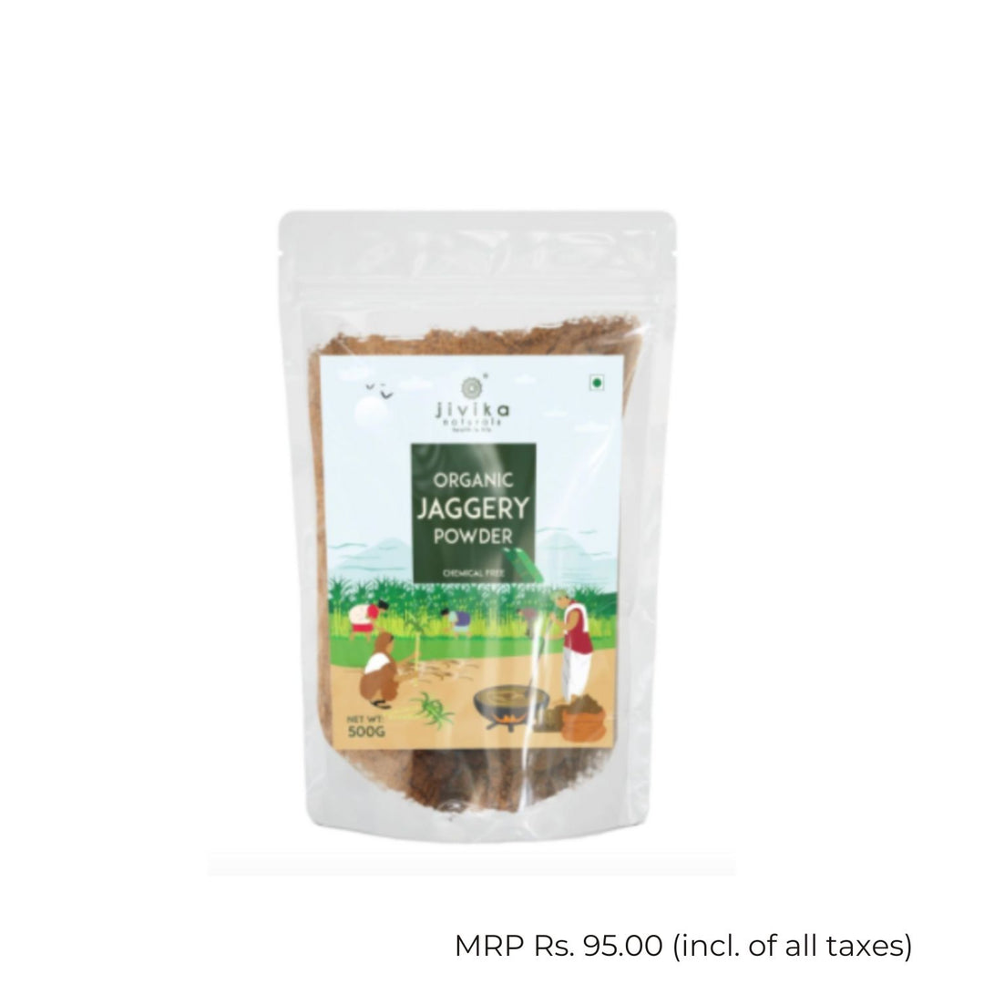 Jaggery Powder | Organic | Healthful | Minerals And Vitamins Rich | Pouch of 500 GM