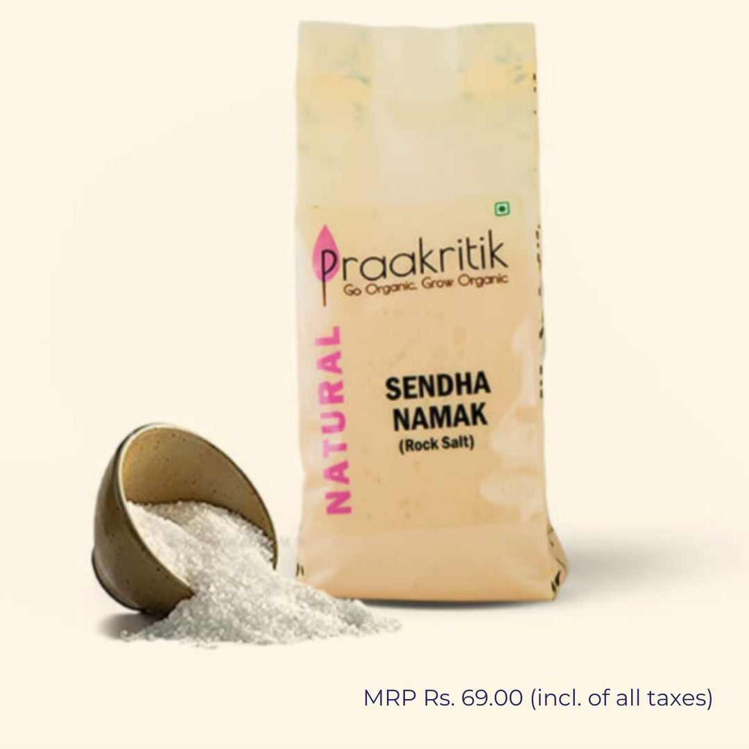 Natural Rock Salt (Sendha Namak) | Good For Health | Organic Certified | 500 GM