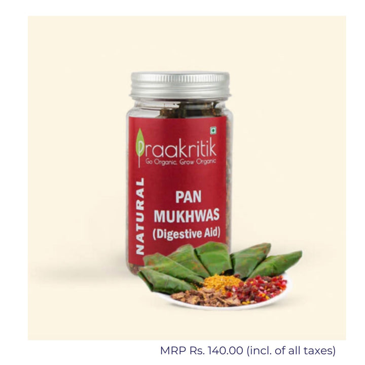 Organic Pan Mukhwas | Good For Digestion | Re-Energising | Refreshing | 100 GM