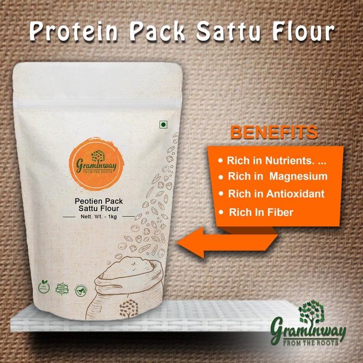 Sattu | Powerhouse of Energy Boost & Protein | Loads of Health Benefits | 1 KG