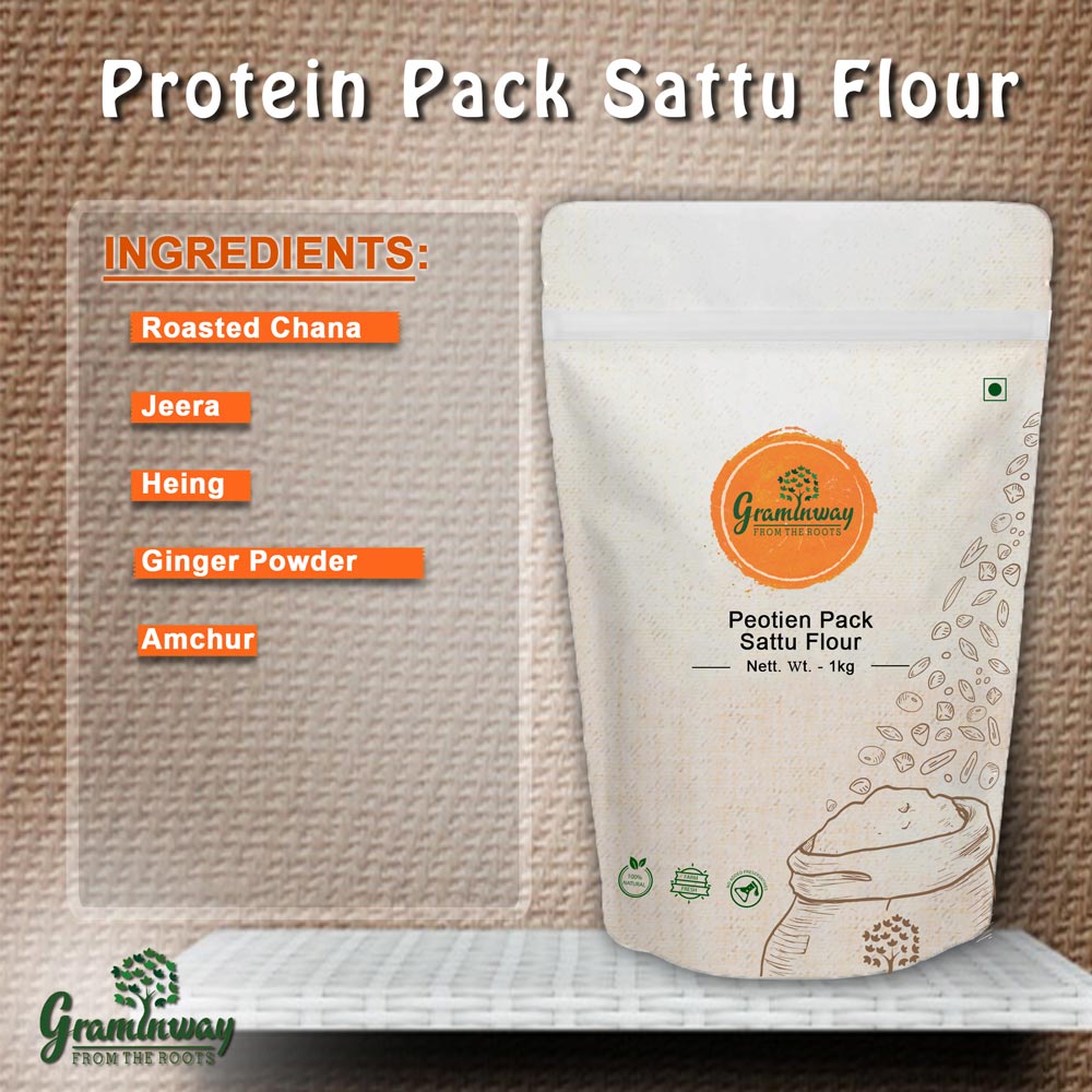 Sattu | Powerhouse of Energy Boost & Protein | Loads of Health Benefits | 1 KG