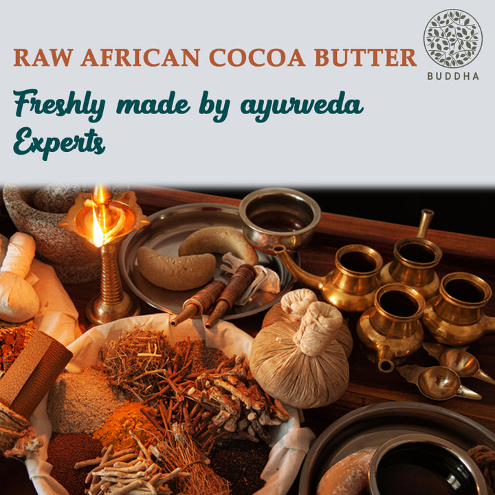 Body Cocoa Butter | Unrefined | Hydrate, Moisturise, Protect Skin | Ayurvedic | 100 GM