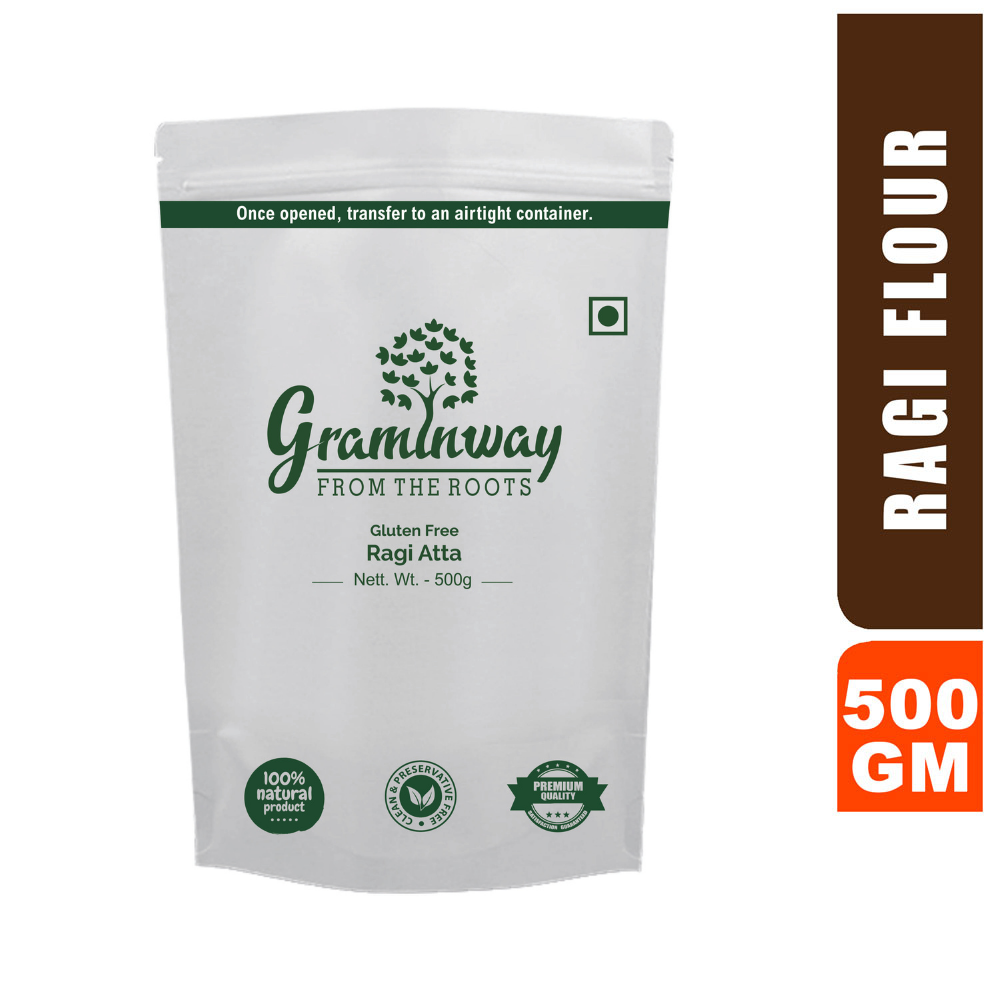 Ragi Atta | Organic And Gluten Free | Sourced Directly from Farmers | 500 GM