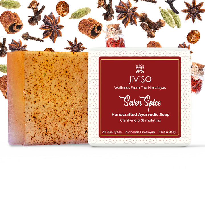 Seven Spice Handmade Soap | Pampering and Gentle to Skin | Vegan | 100 GM