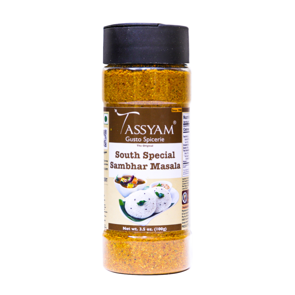 South Special Sambhar Masala | Organic Spice-Mix | Natural | Traditional | 100 GM