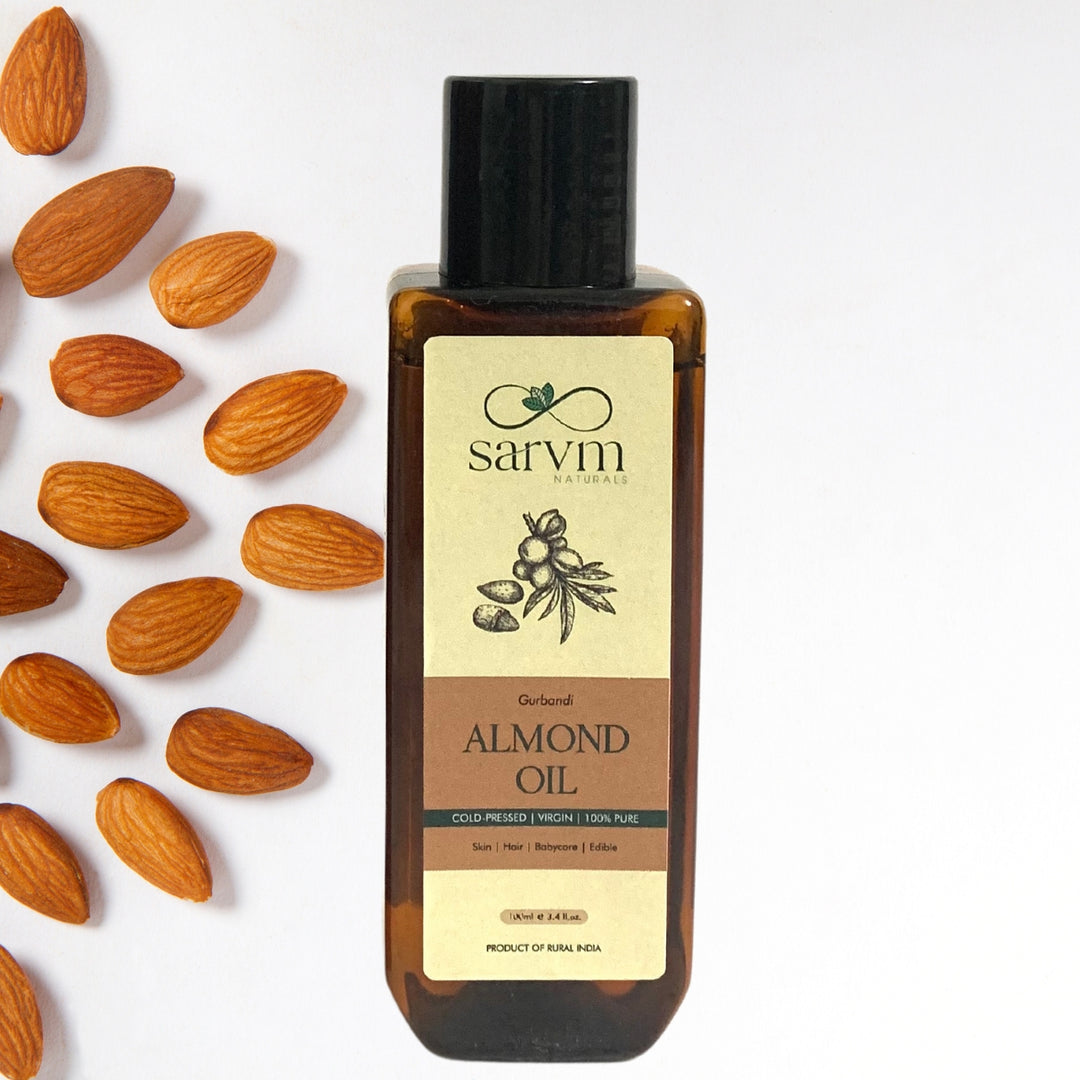 Almond Oil | Cold Pressed Vitamin Laden Gurbandi Almond | Natural Nutty Flavour