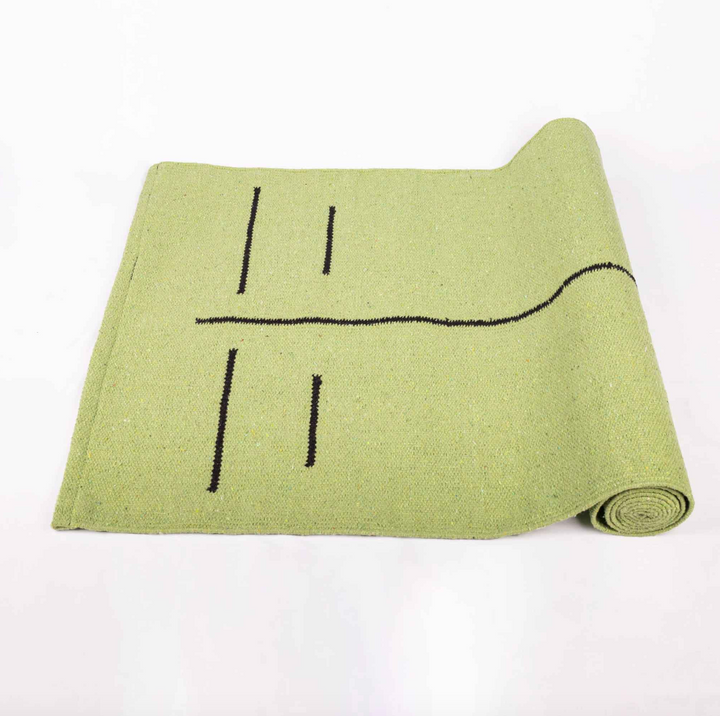 Cotton Yoga Mat (Green)