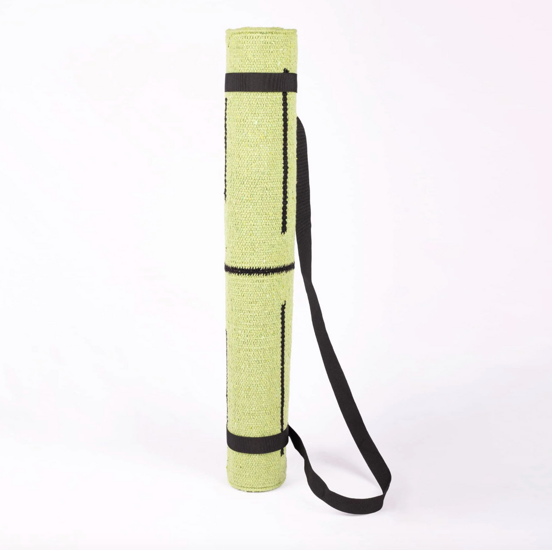 Cotton Yoga Mat (Green) 