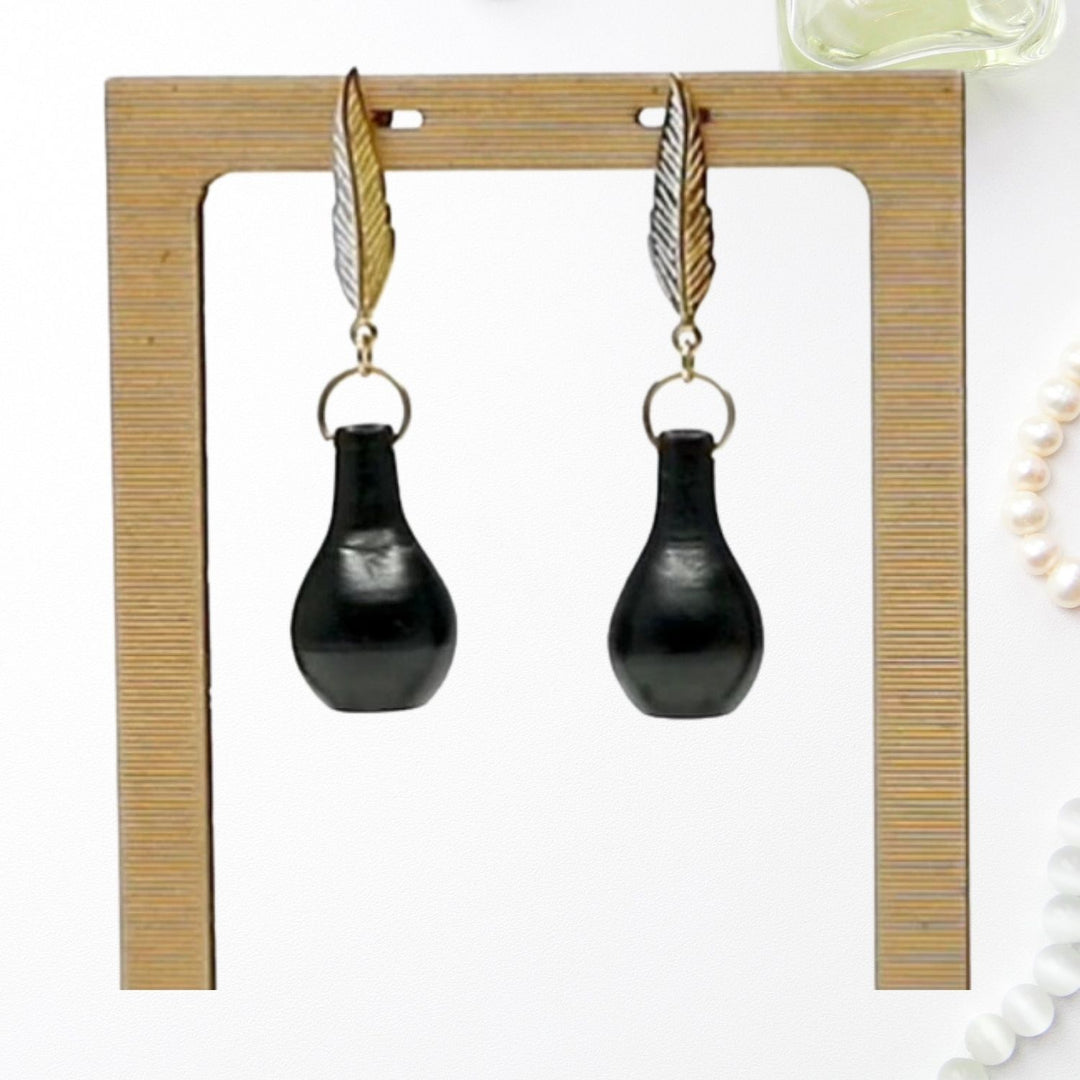 Guldasta Set | 22 Kt Gold and Silver Plated Brass | Artistic Dangler & Pendant