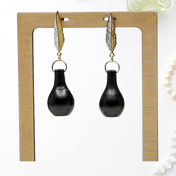 Guldasta Set | 22 Kt Gold and Silver Plated Brass | Artistic Dangler & Pendant