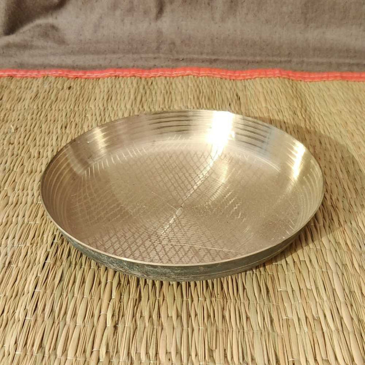 Side/Breakfast Plate In Kansa/Bronze | Hand Crafted | Durable | Luxurious Dining 