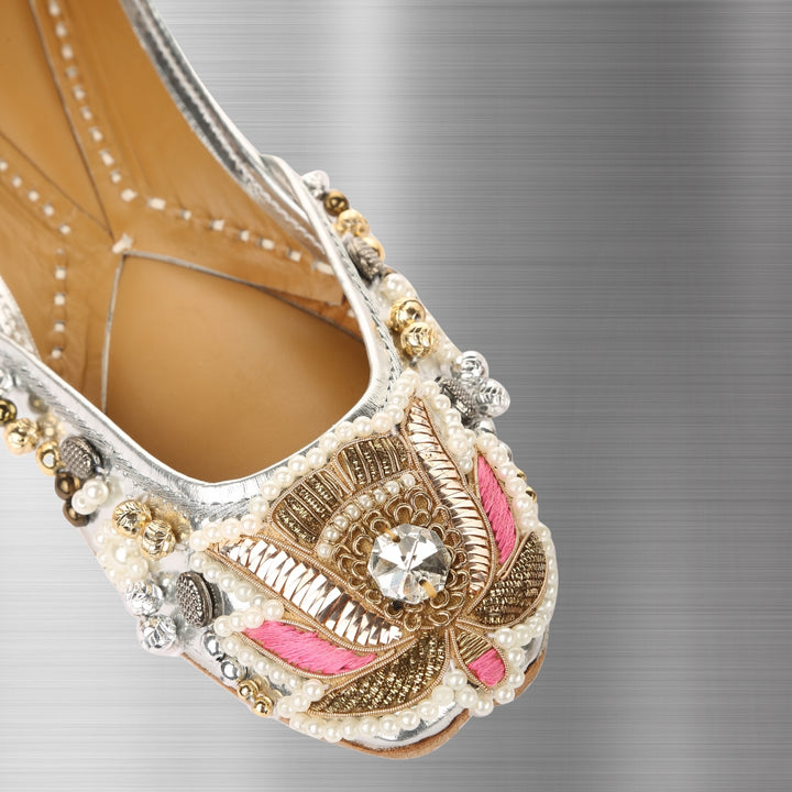 Silver Jutti for Women | Wedding and Festive Apt | Exquisitely Detailed