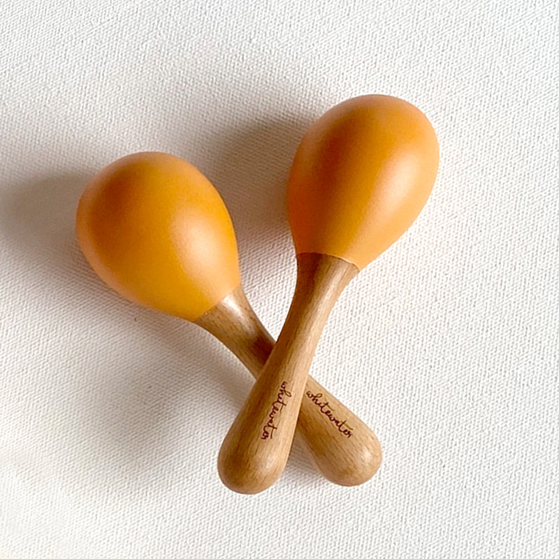 Sun Shape Pillow And Maracas Toy | Hand-Crafted | Newborn Baby Gift Set