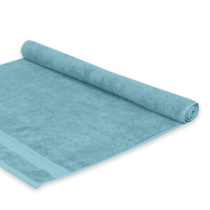 Light Turquoise Bath Towel | Made of Bamboo | Ultra Soft | Super Absorbent