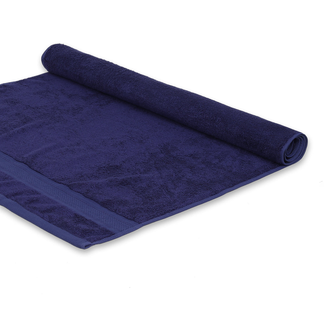 Navy Blue Bath Towel | Bamboo Made | Ultra Soft | Super Absorbent