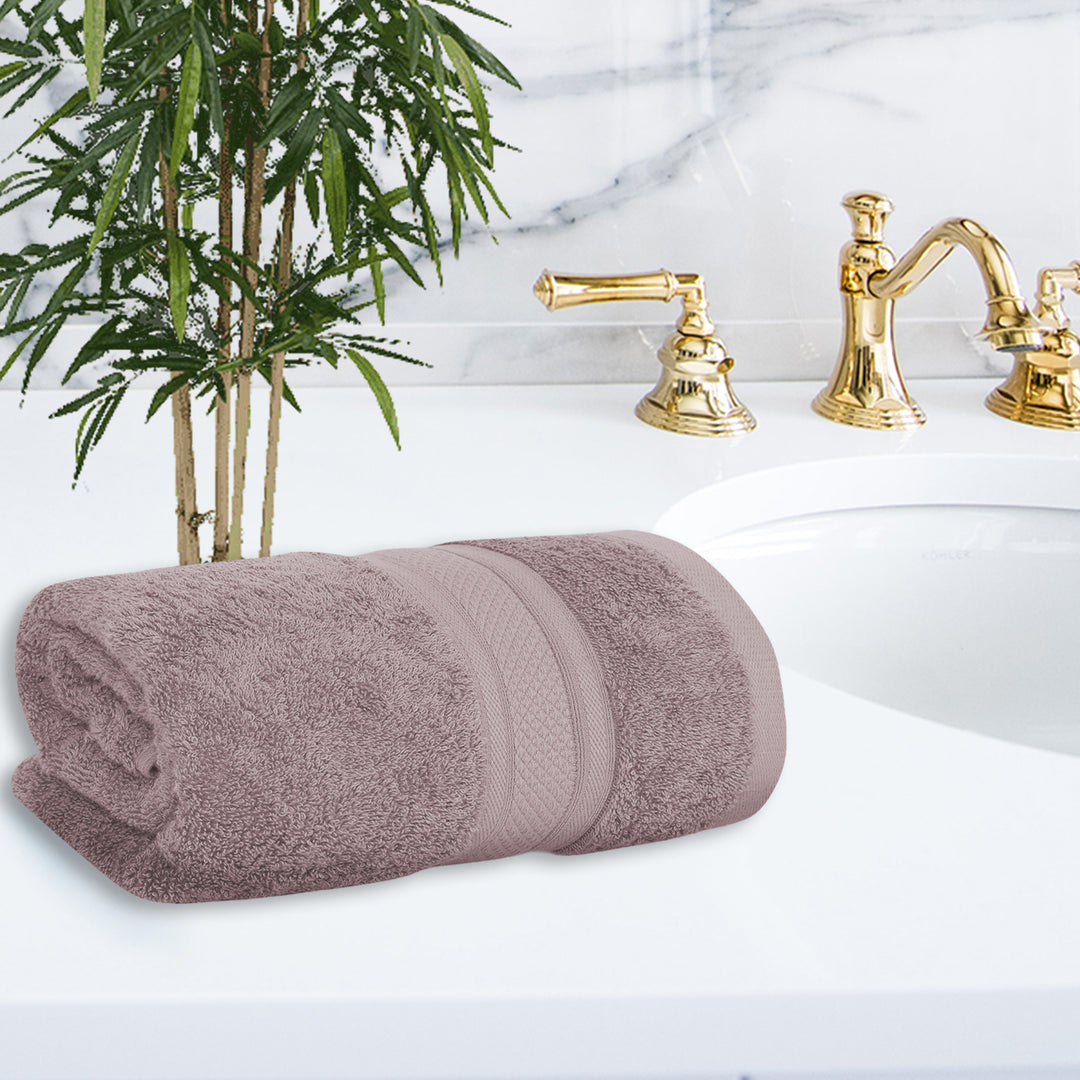 Opera Mauve Bath Towel | Made of Bamboo | Ultra Soft | Super Absorbent