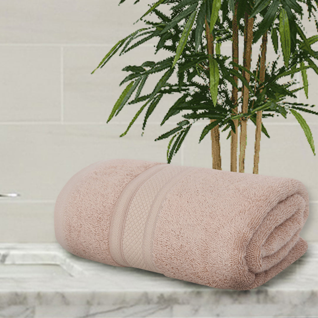 Beige Coloured Bath Towel | Made of Bamboo | Ultra Soft | Super Absorbent