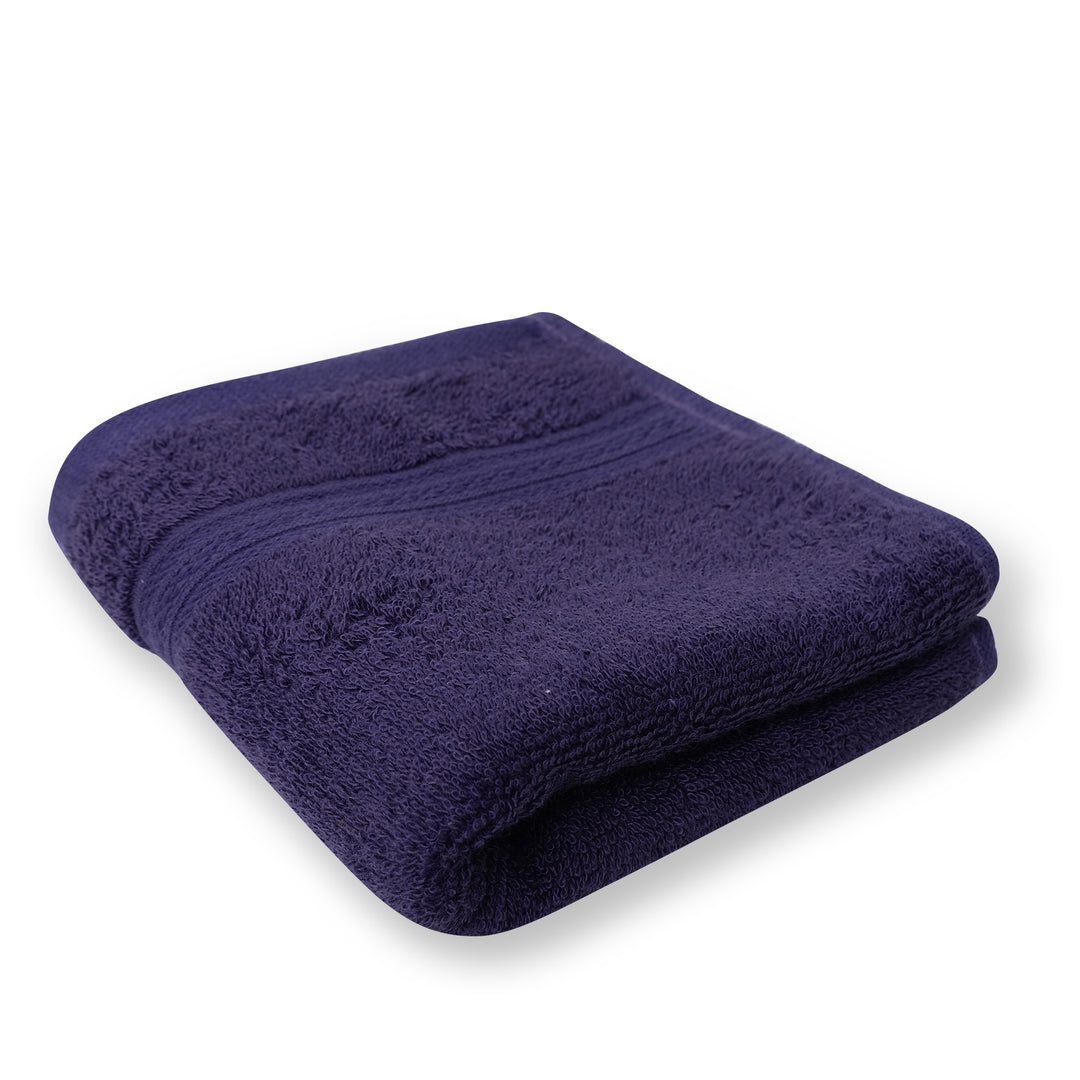 Navy Blue Face Towels | Made of Bamboo | Ultra Soft And Absorbent | Pack of 4