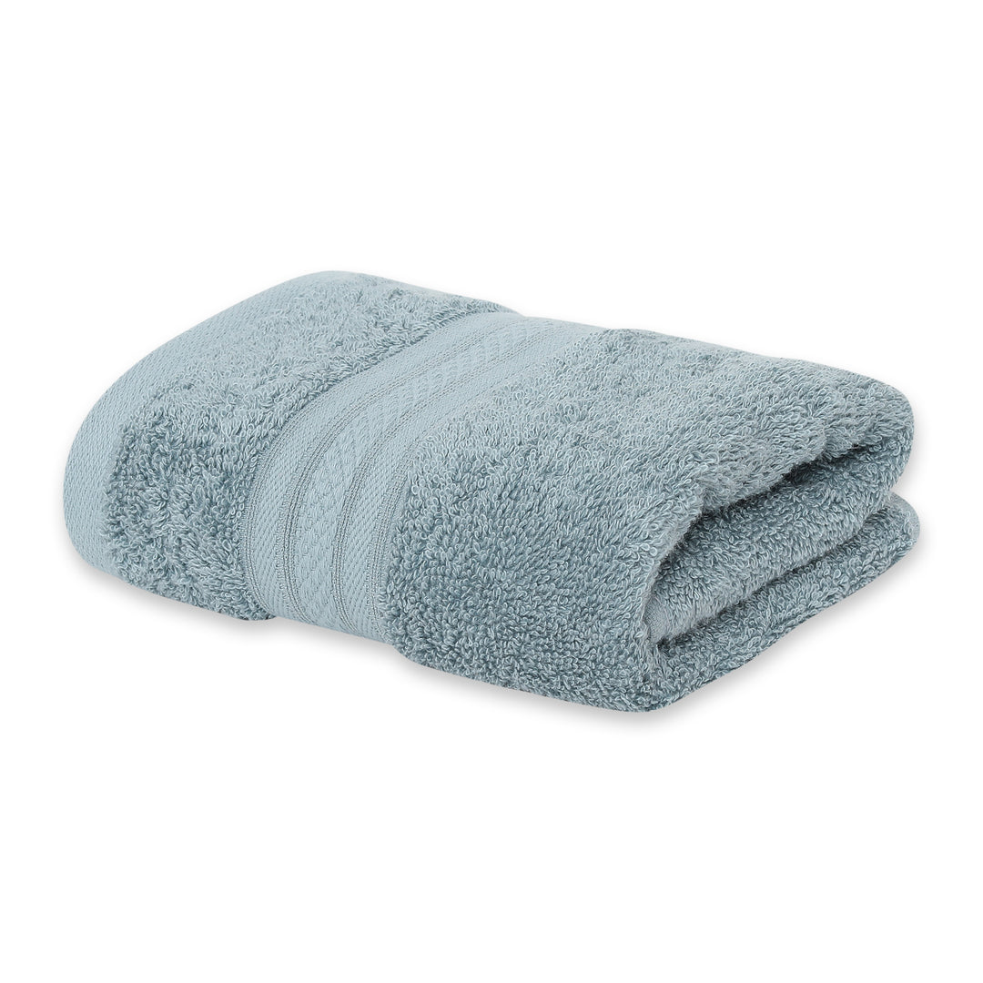 Cadet Blue Hand Towels | Made of Bamboo | Soft & Absorbent | Pack of 2