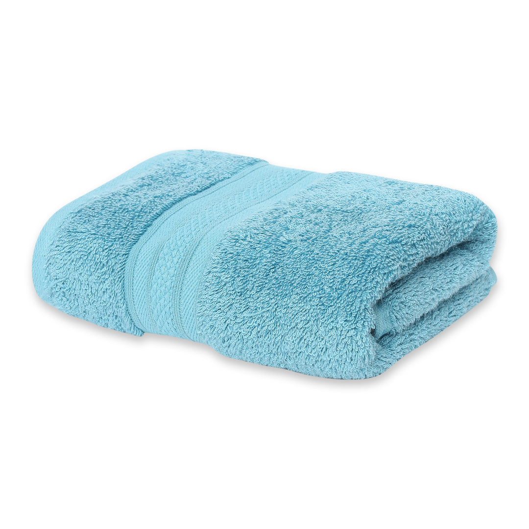 Blue Green Coloured Hand Towels | Pack of 2 | Bamboo Made | Soft & Absorbent 