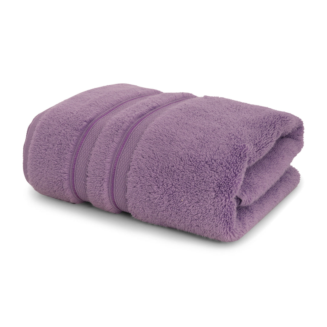 Grape Purple Bath Towel | Anti Bacterial Cotton | Ultra Soft & Super Absorbent