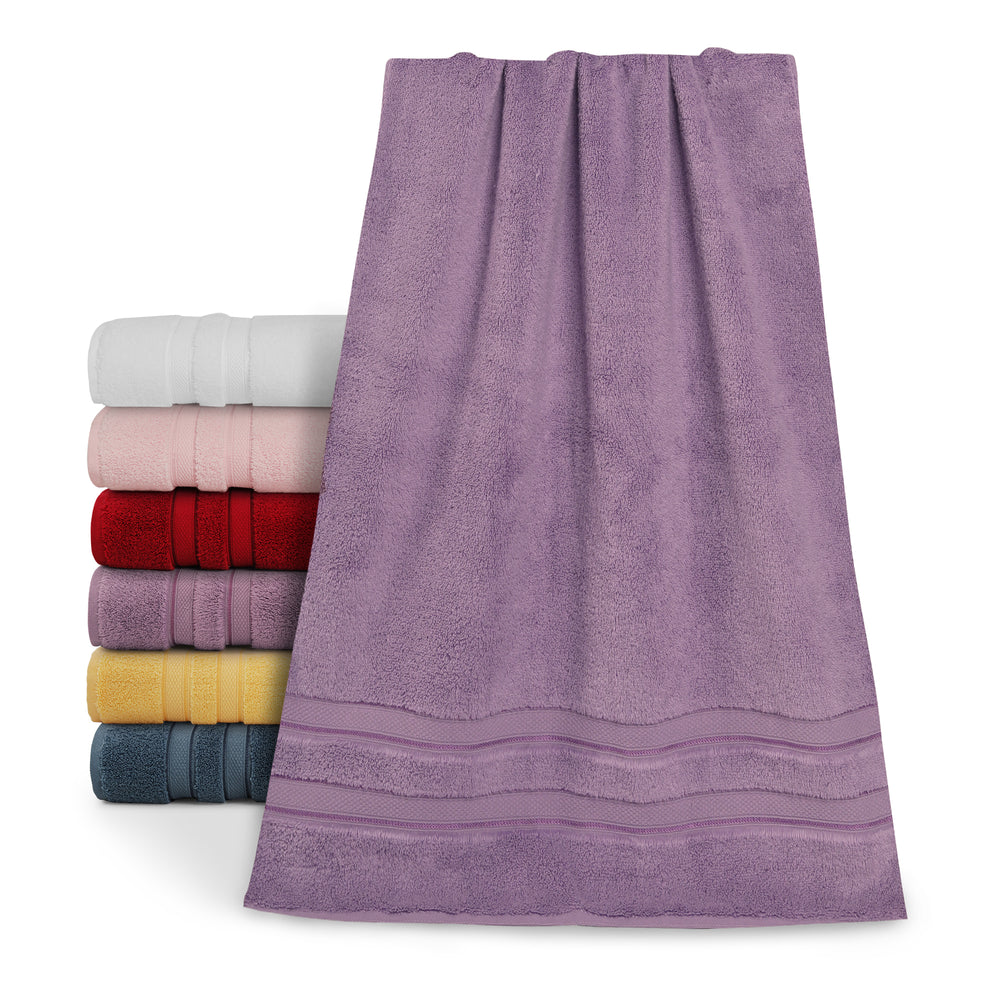 Grape Purple Bath Towel | Anti Bacterial Organic Cotton | Ultra Soft & Super Absorbent