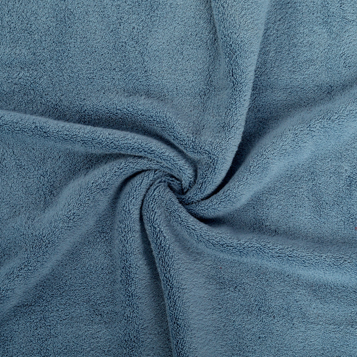 Steel Blue Bath Towel | Anti Bacterial Cotton | Ultra Soft And Super Absorbent