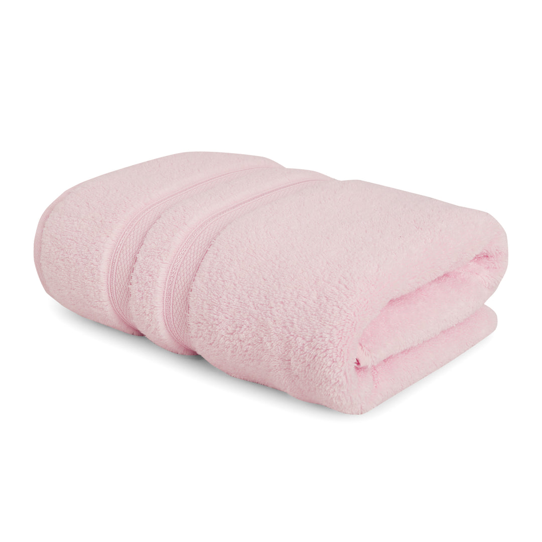 Pink Bath Towel | Skin Friendly Cotton | Ultra Soft | Anti Bacterial