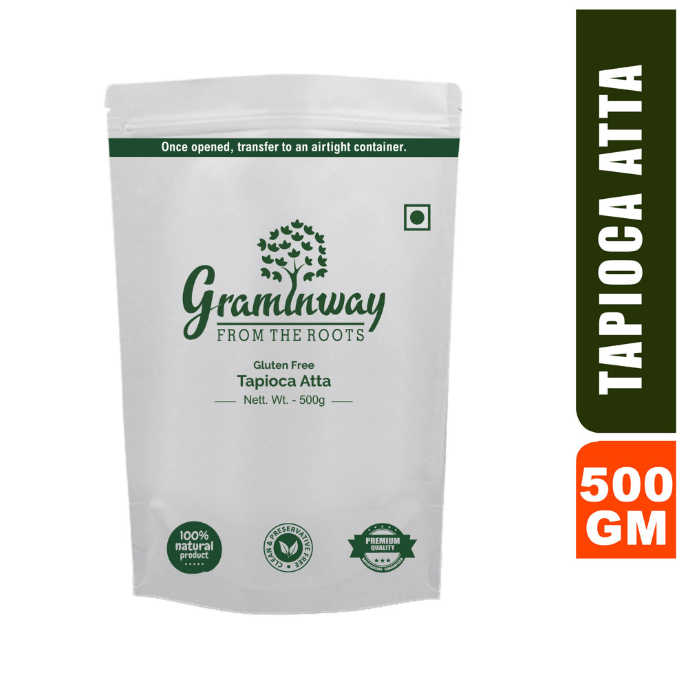 Tapioca Flour | Made from Sun-Dried Tapioca Roots | Full of Health Benefits | 500 GM