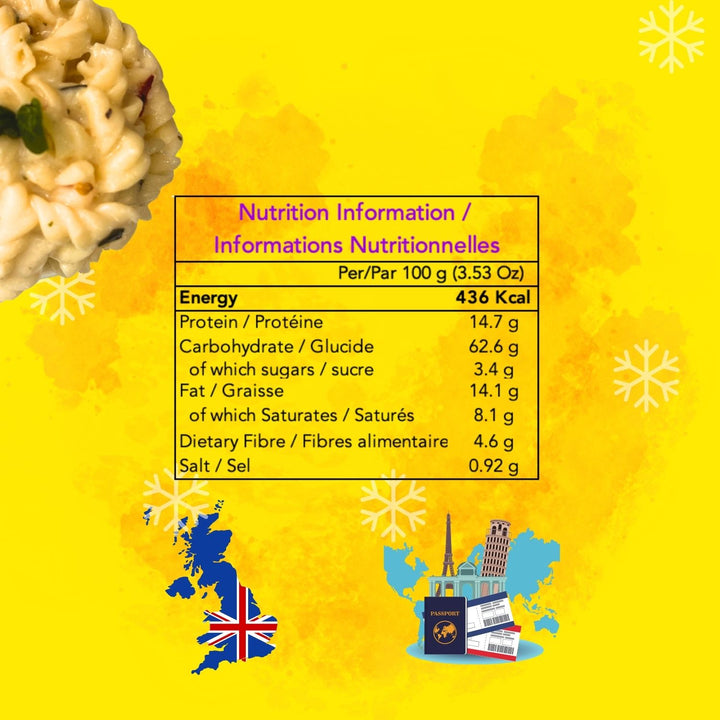 Crazy Cheese Instant Pasta | Freeze Dried-Ready To Eat Food | Travel Friendly | 230 GM
