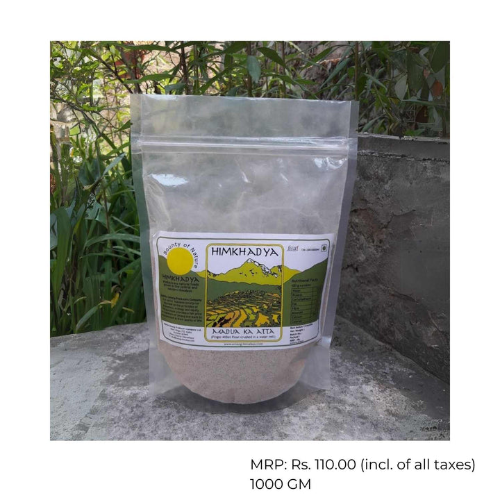 Ragi/Madua Atta / Iron Rich Himalayan Flour | Natural & Organic | Hand Made | 1 KG