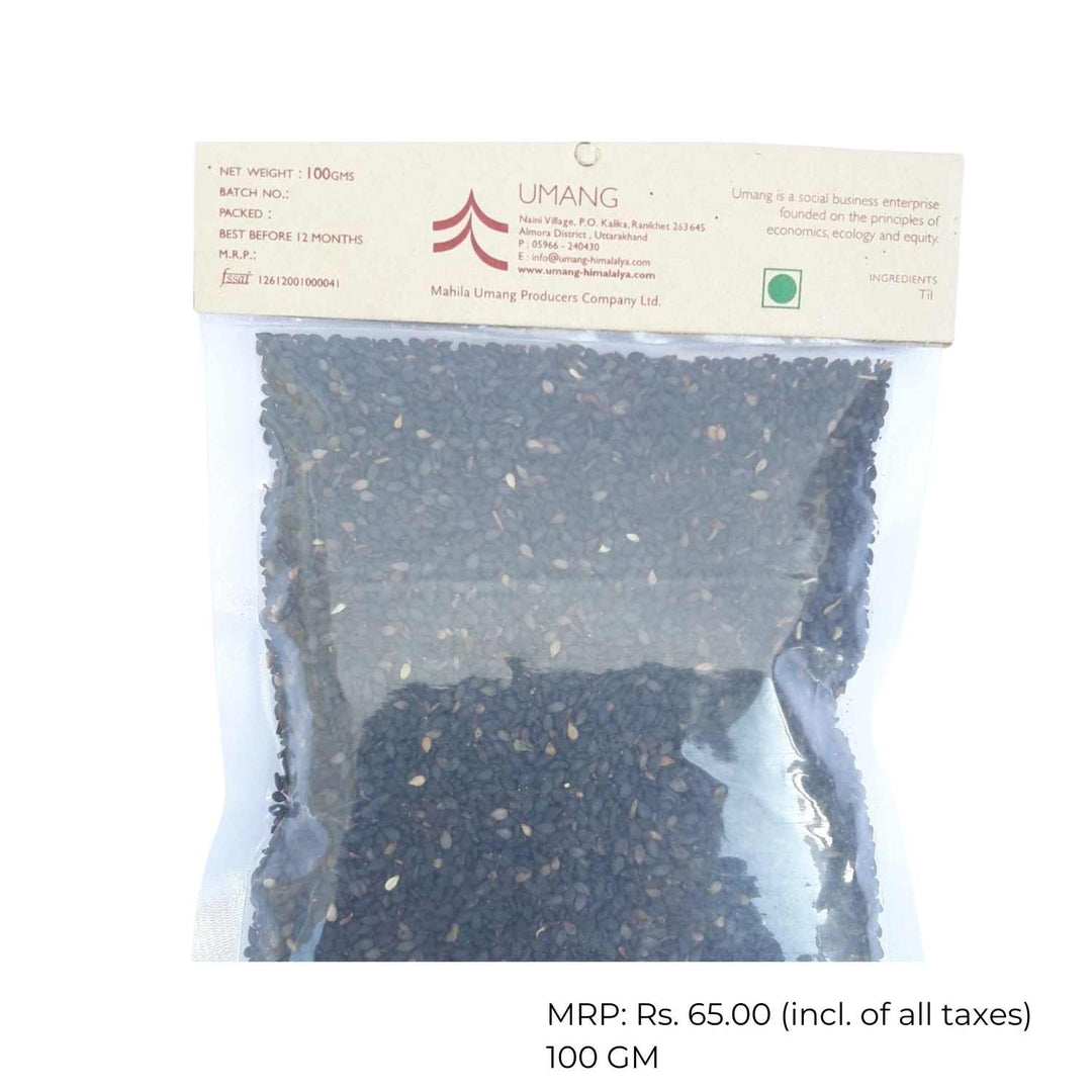 Black Sesame Seeds | Health Promoting & Anti-Ageing | Organic | 100 GM